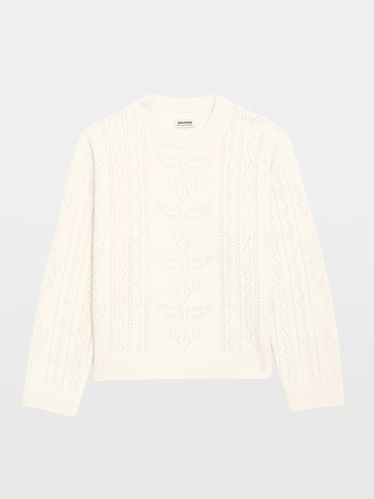 Zadig & Voltaire KWSW03009 Markuz LC Pull Bandana Écru