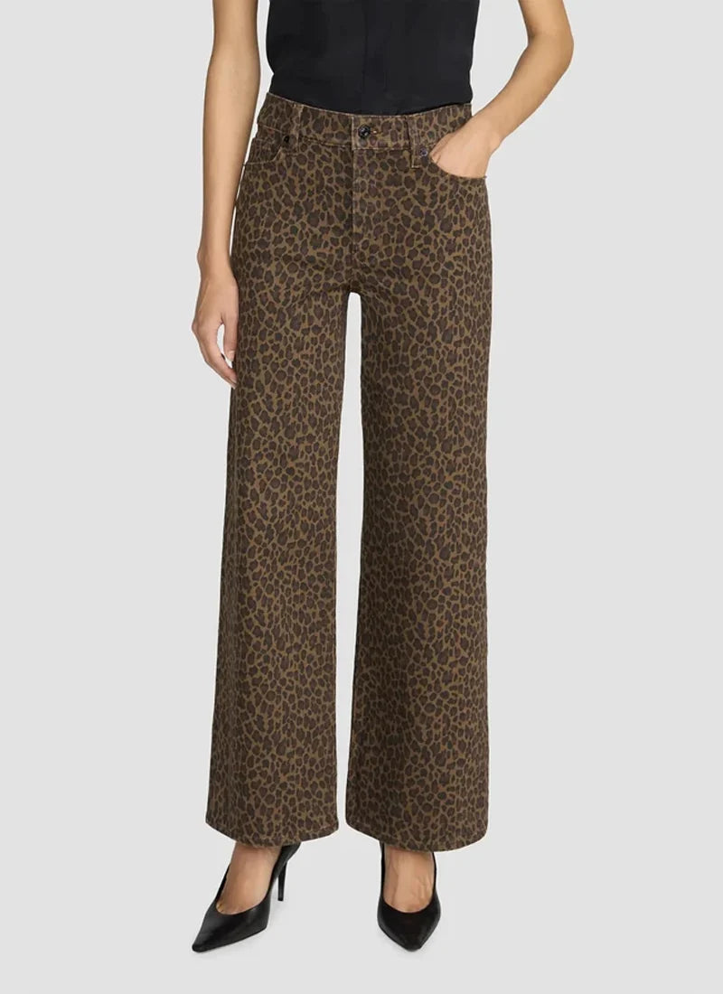 Frame Le Slim Palazzo Leopard