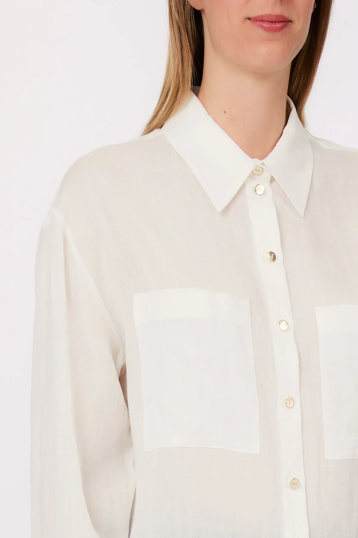 Liu Jo Blouse Bianco Lana