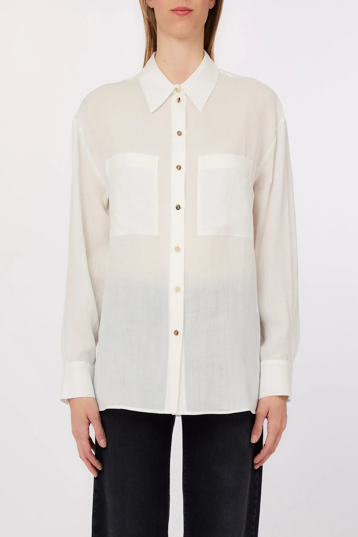 Liu Jo Blouse Bianco Lana