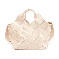 Sol And Selene Sac Fourre-Tout en Paille Tissée Resilience Crème