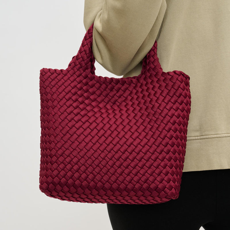 SOL+ SOLENE Small Braided Tote Bag