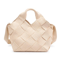 Sol And Selene Sac Fourre-Tout en Paille Tissée Resilience Crème