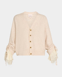 Cinq a Sept Atlas Layered-Cuff Cardigan