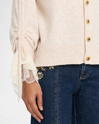 Cinq a Sept Atlas Layered-Cuff Cardigan