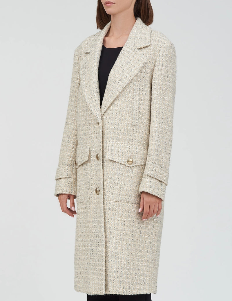 Manteau en mélange de laine tricotée Riani