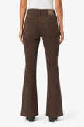 Brax Mary Flared Pants with Patch Pockets - Muscat/Brown