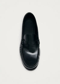 Alohas Rivet Leather Loafers