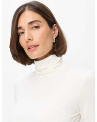 Brax Carina Women's Turtleneck - Soft Ecru
