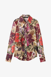 Smythe Multi Point Collar Shirt Brown - Multi