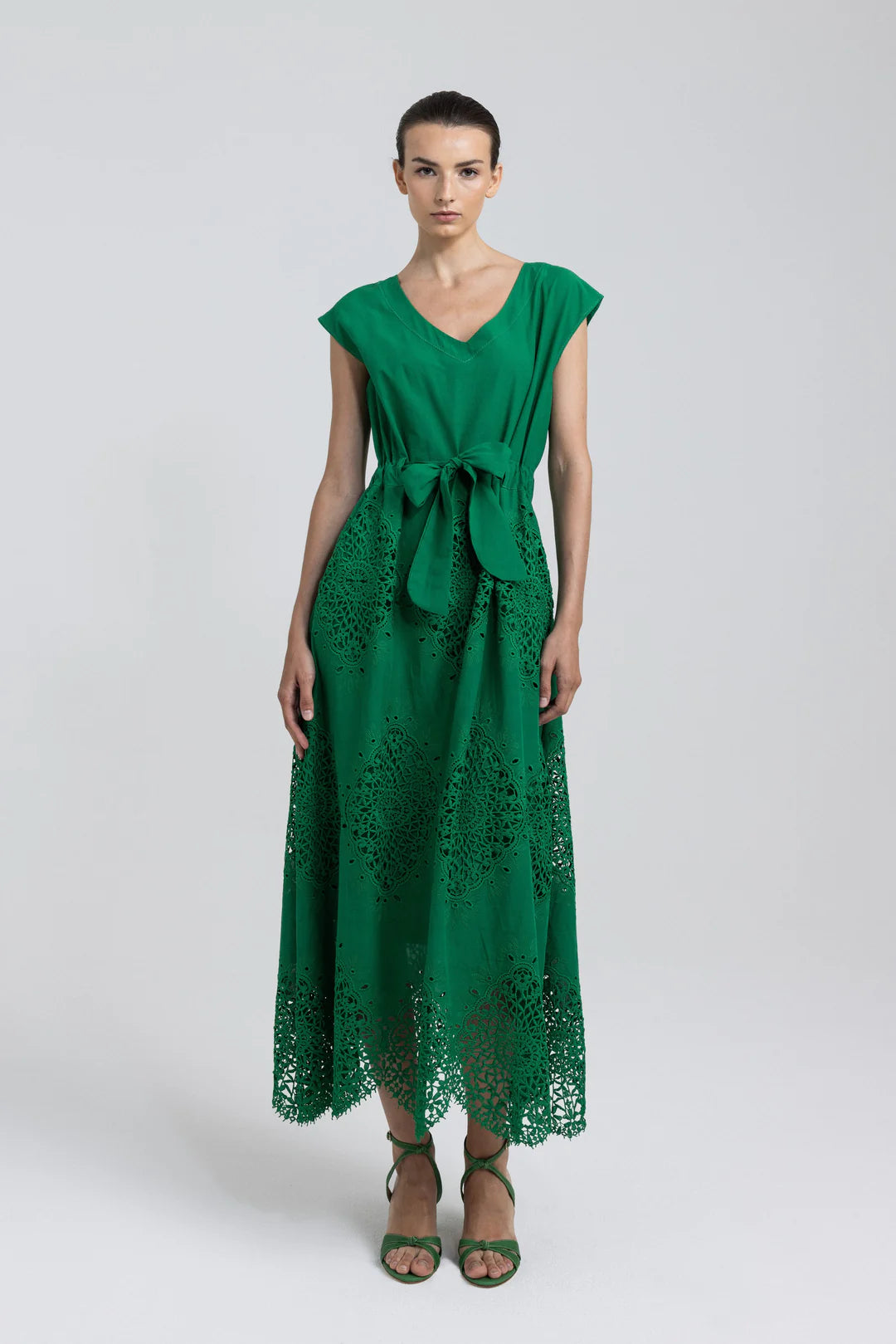 Nadya Toto Sofia Italian Lace Dress