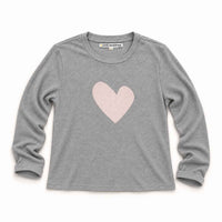 Kerri Rosenthal KR263-1183 Long Sleeve Suke Tee Heather Gray