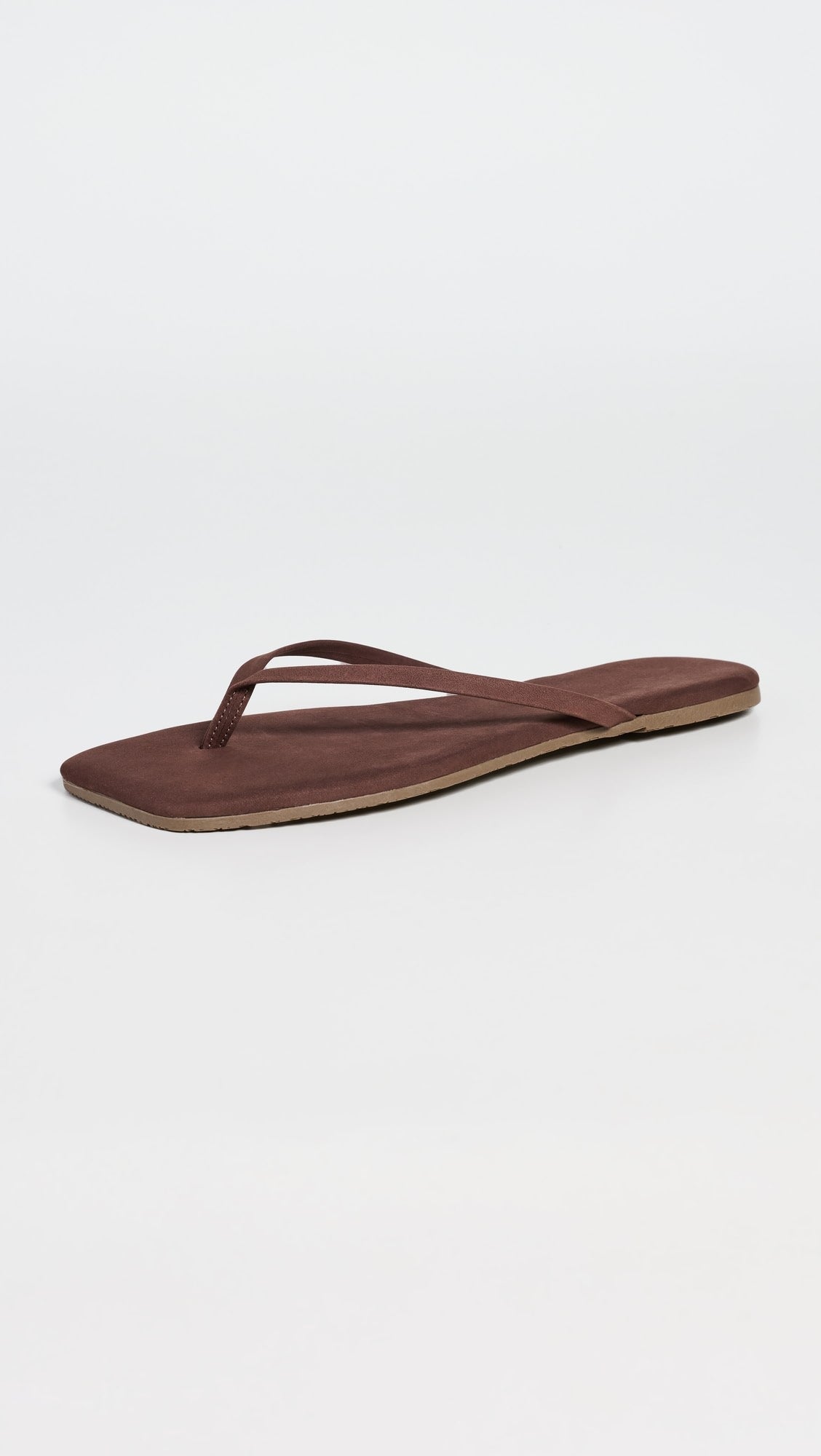 TKEES Square Toe Lily Suede Brown
