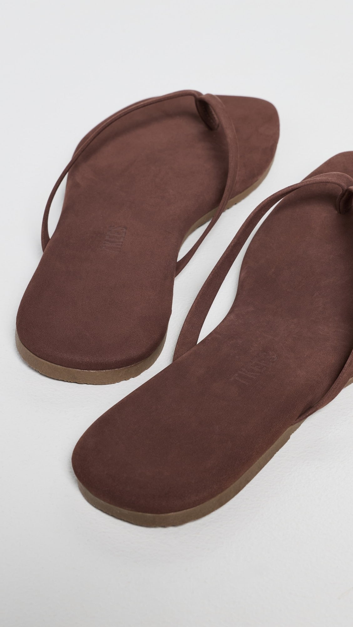 TKEES Square Toe Lily Suede Brown