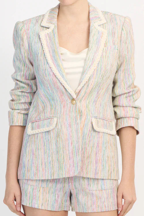 Cinq à Sept Prism Tweed Khloe Blazer