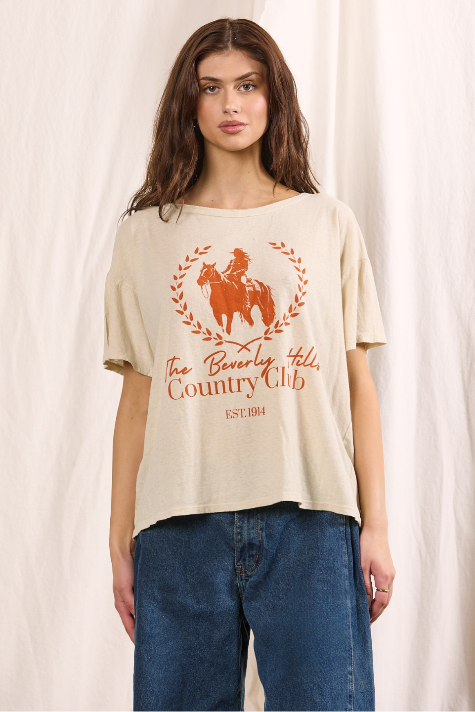 T-shirt People of Leisure Clubhouse Rider Sable