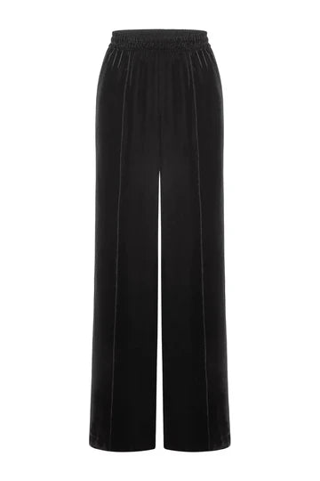 Frame The Velvet Plaza Pant Black