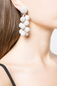 Sachin & Babi Coconut Pendant Clip Earrings