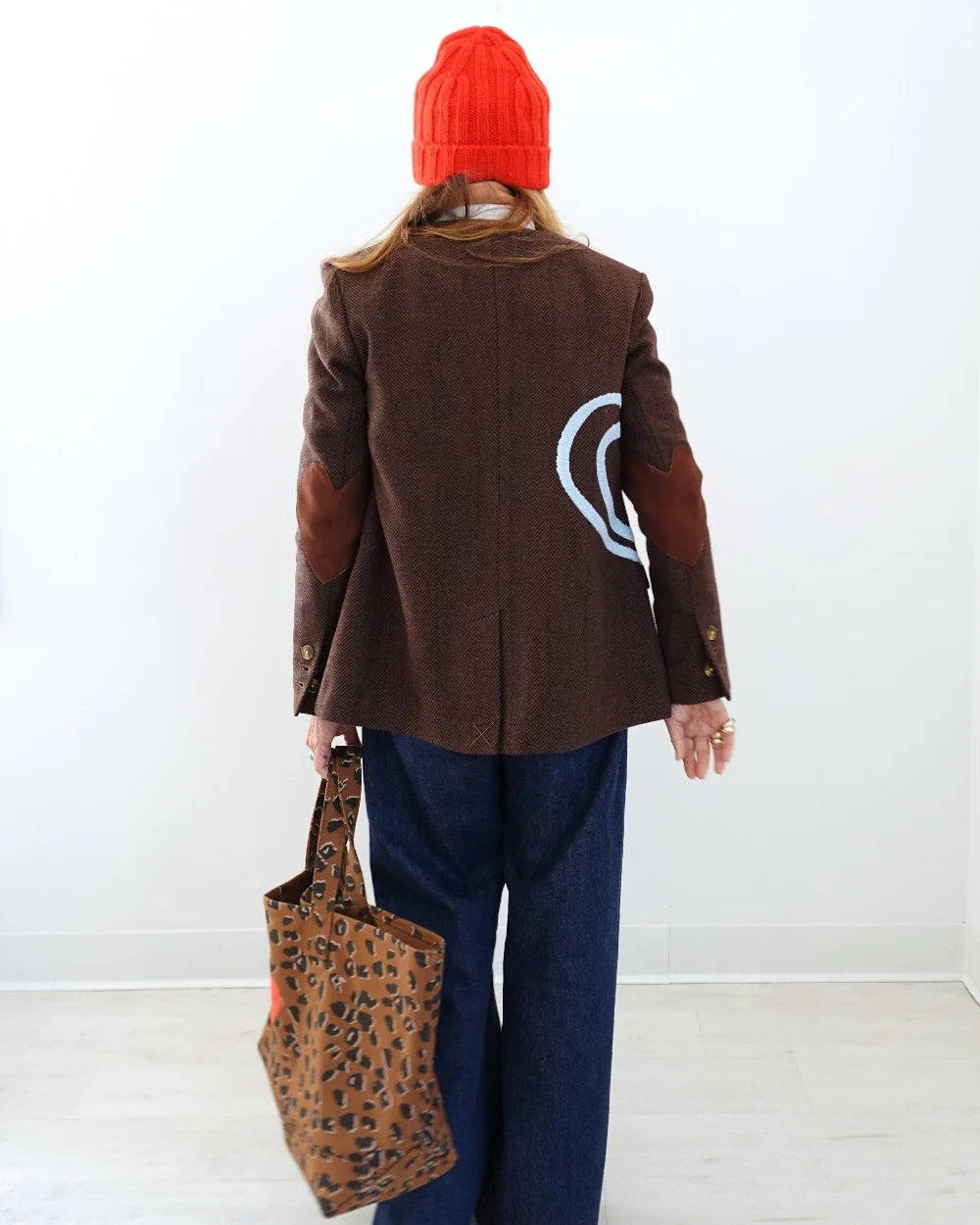 Kerri Rosenthal Workday On and On Forever Blazer Brown