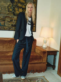 Zadig & Voltaire Vavy Tailleur Strass Jacket - Encre