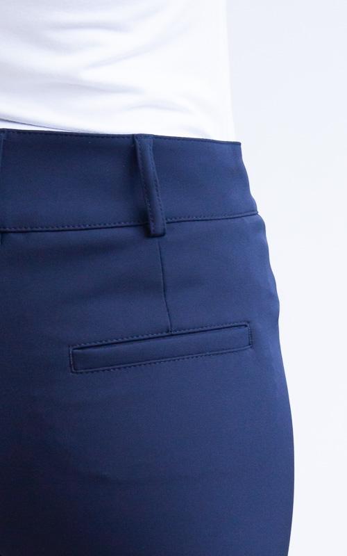 Cambio Renira Navy Classic Trouser Pant