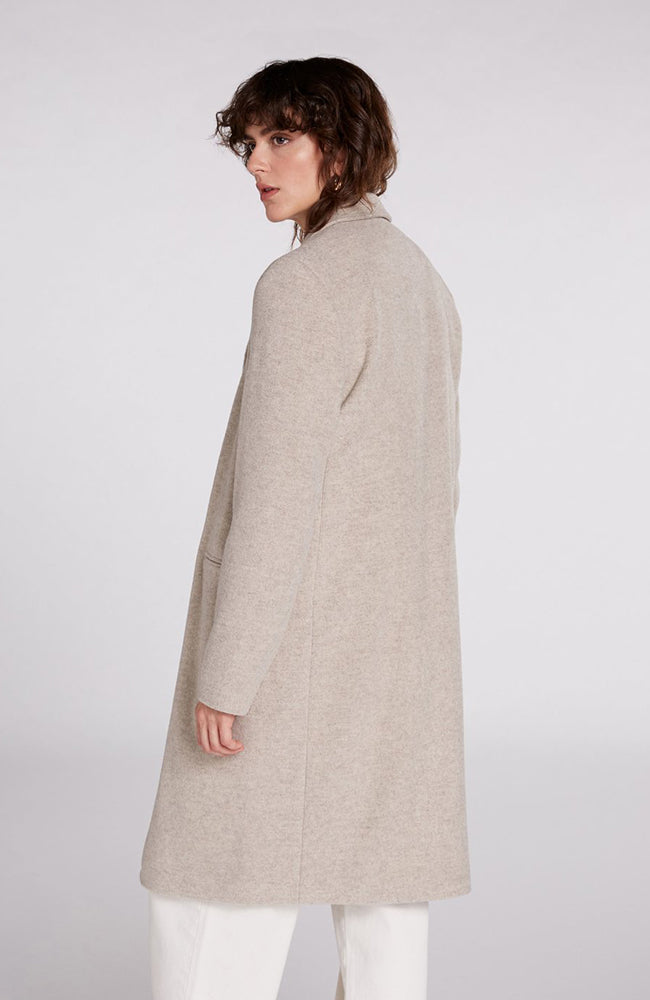 Mateaux en laine Oui Double Breasted Wool Cashmere Coat
