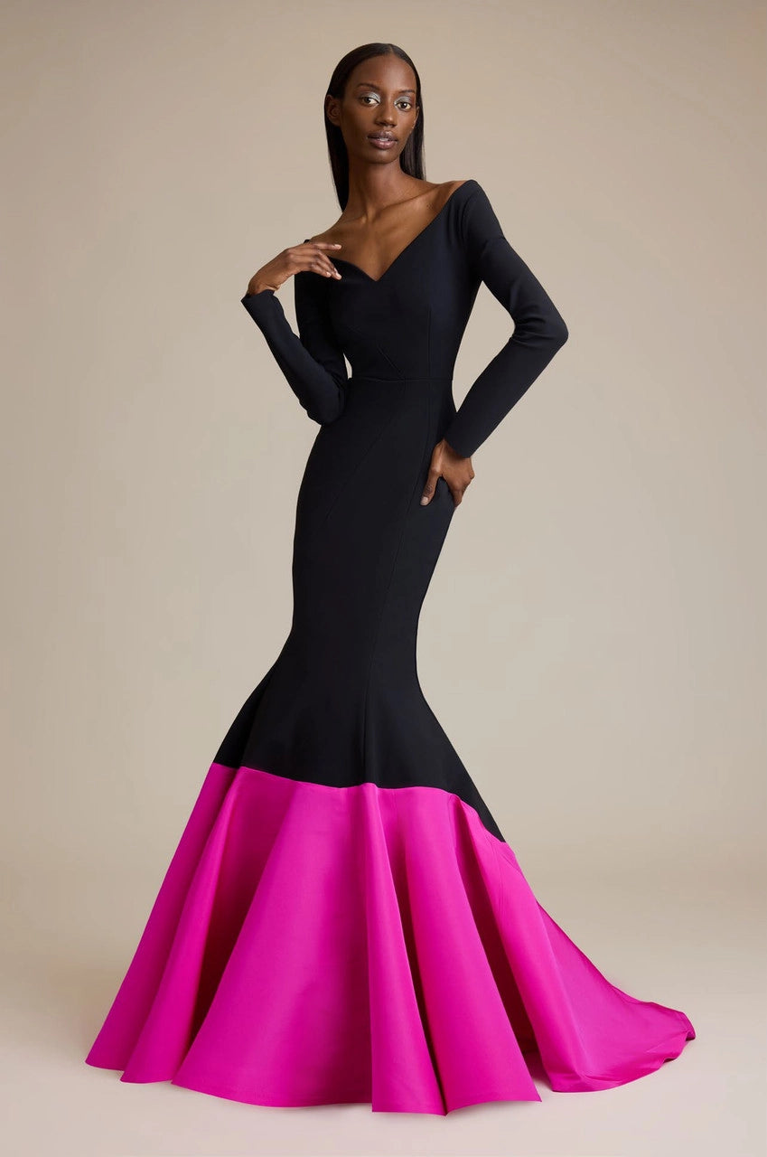 Shop Greta Constantine Onica Gown Black Black Tr s Chic Styling
