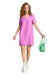 Riani Linen A-Line Short Sleeve Dress