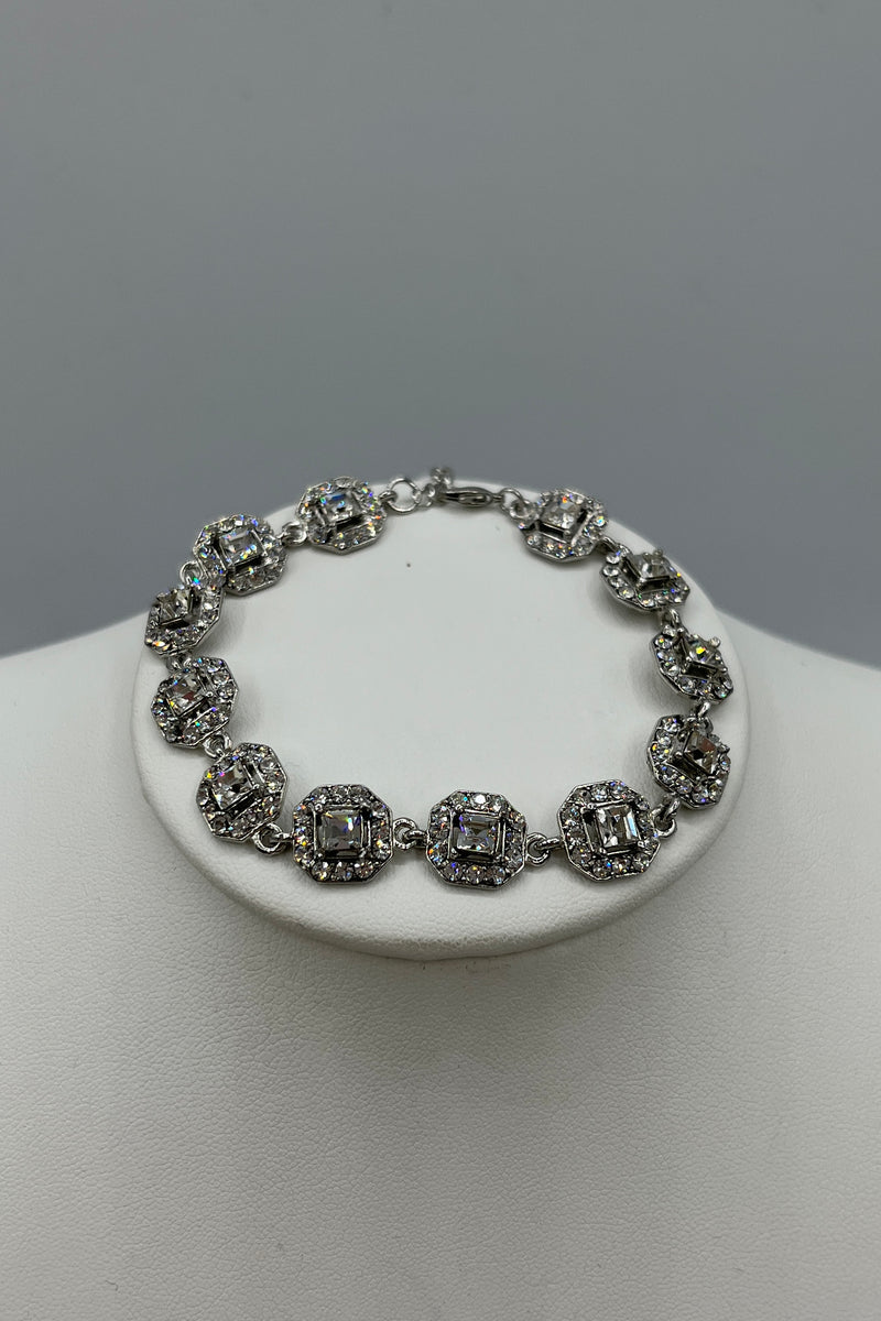 Elen Henderson Octagon Design Crystal Bracelet