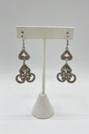 Boucles d'oreilles longues en cristal Elen Henderson