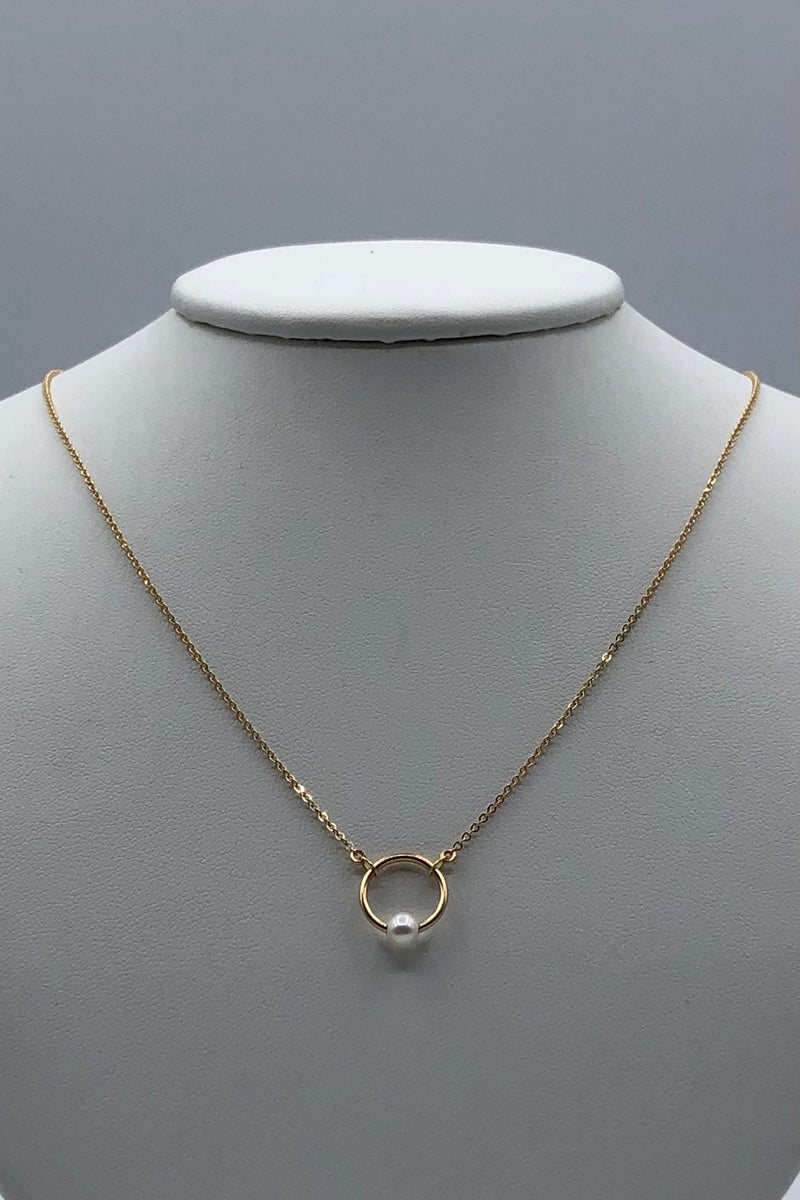 Harakiri Oksana Gold Ring Necklace