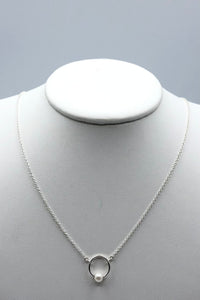 Harakiri Oksana Silver Ring Necklace