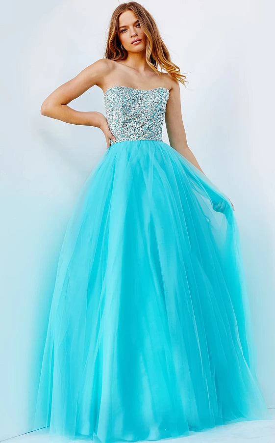 Jovani store strapless gown