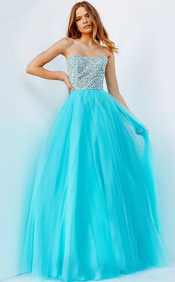 Jovani 2025 teal gown