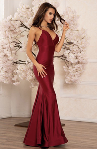 Jessica Angel Spaghetti Cross Over Front Gown