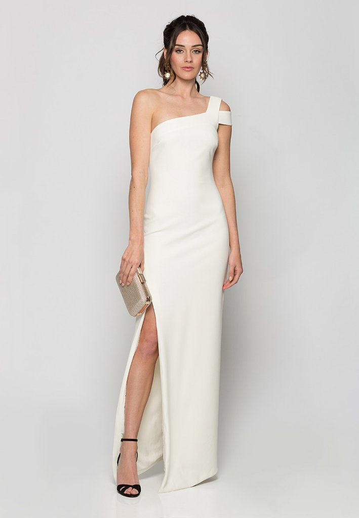 Likely Maxson One Shoulder Gown - Très Chic 