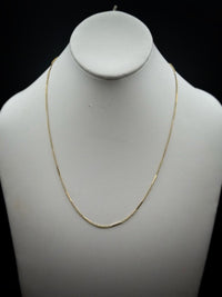 Adela 20" Yellow Gold and Small Pearl Accent Chain