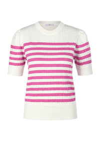 Riani Striped Short Sleeve Pullover