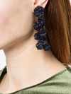  Pendants d'oreilles noire SACHIN & BABI Fleur Coconuts earrings black