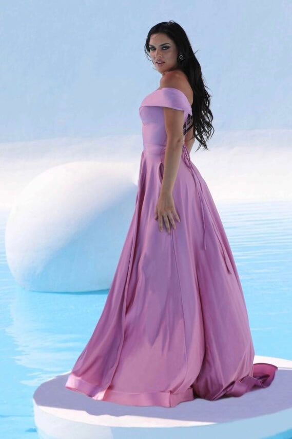 Jessica Angel Off The Shoulder Gown